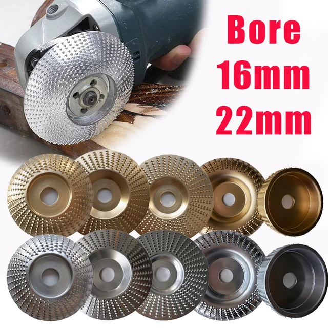 1/3/5pcs  Bore 16 22mm Wood Grinding Polishing Wheel Rotary Disc Sanding Wood Carving Tool Abrasive Disc Tools for Angle Grinder 1