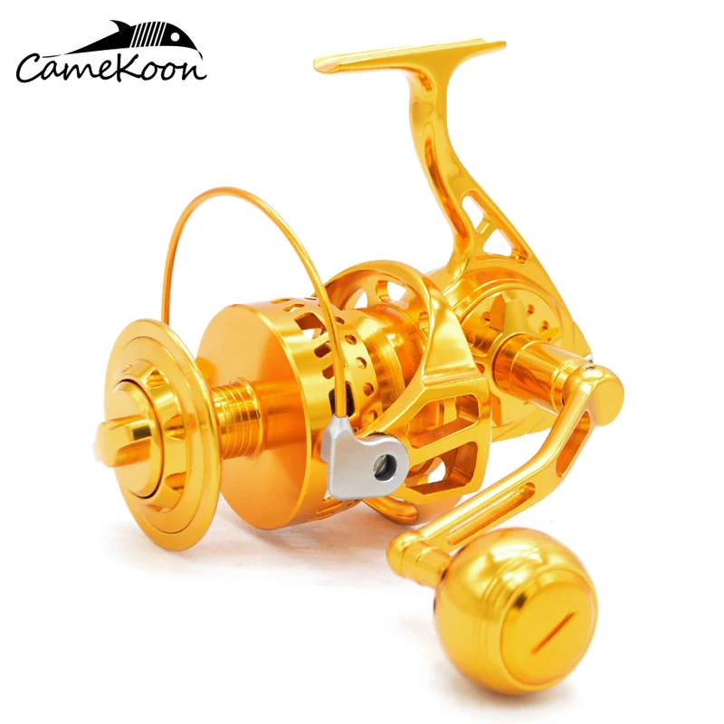 CAMEKOON Saltwater Spinning Reel Full Aluminum Body Power Handle