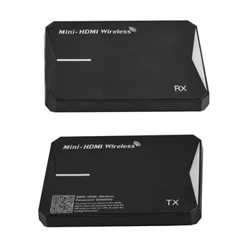 

2.4G/5GHz Dual Frequency 1080P Mini Wireless HDMI IR Extender for HDTV Laptop PC IR Carrier Frequency Range 20-60KHz