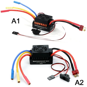 

Brushless Motor 1/10 60A Waterproof ESC Electric Speed Controller for RC Toys Car Truck Parts Accessory R7RB