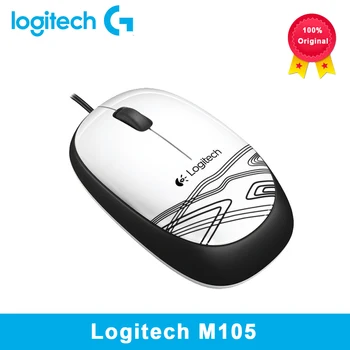 

Logitech M105 Wired Mouse with Multi-color Portable Mouse Optional 1000dpi Cable for Mac OS/Windows PC/Laptop Office Home Using