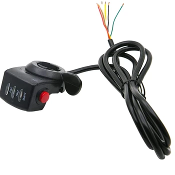 

Speed Control Thumb Throttle Grip for Scooter Ebike Electric Bicycle with on Off Button and Battery Power Indicator-48V