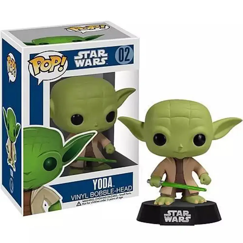 Tanie Funko POP star wars yoda mistrz lalki modelu filmy i tv zabawki dla chłopców w jednym kawałku anime star wars rysunek popularne zabawki prezent