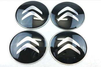 

4Pcs Car Styling Steering Wheel Center Tire Dust Cover Sticker Badge For Citroen C1 2 3 4 5 6 8 C4L DS3 4 5 6 DS5LS C-ELYSEE VTS