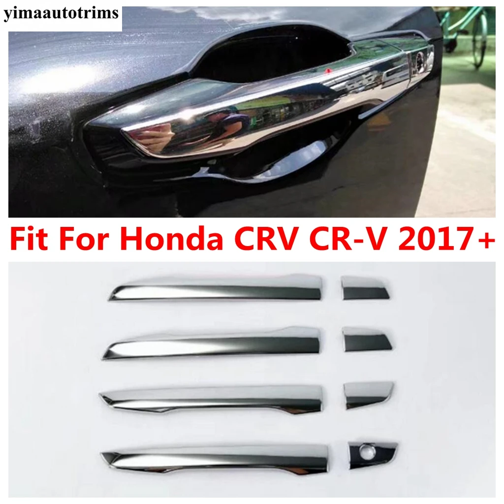 Для Honda CRV CR-V 2017 2018 2019 2020 ABS хромированные наклейки на дверную ручку Отделка 8