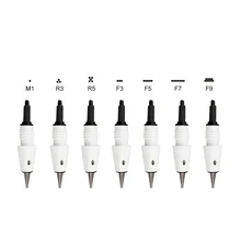 5 шт. микроблейдинг иглы татуировки картриджи M1 L1 R3 R5 F5 F7 иглы используются для Artmex V8 V6 V3 PMU Полупостоянный макияж машины