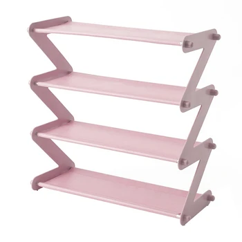 

Shoe Holder Multi-Layer Storage Shoes Organizer Easy to Install Z Type Storage Shelf K888