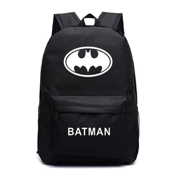 

2019 Marvel Comics Super Hero Bat Man Printing Back to School Bag for Teenagers Travel Bag Nylon Mochila bagpack