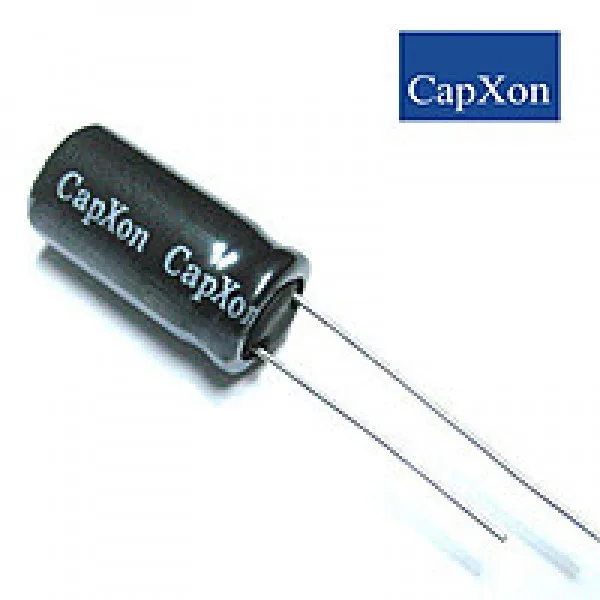 Конденсатор электролитический 820UF 10V 105*C 8*14 CapXon | Электронные компоненты и
