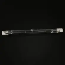 Вольфрамовая-йодная лампа, галогенная лампа, безопасная яркая энергосберегающая прочная стеклянная R7S, прозрачная 100 Вт, домашняя, уличная, бытовая, поставка