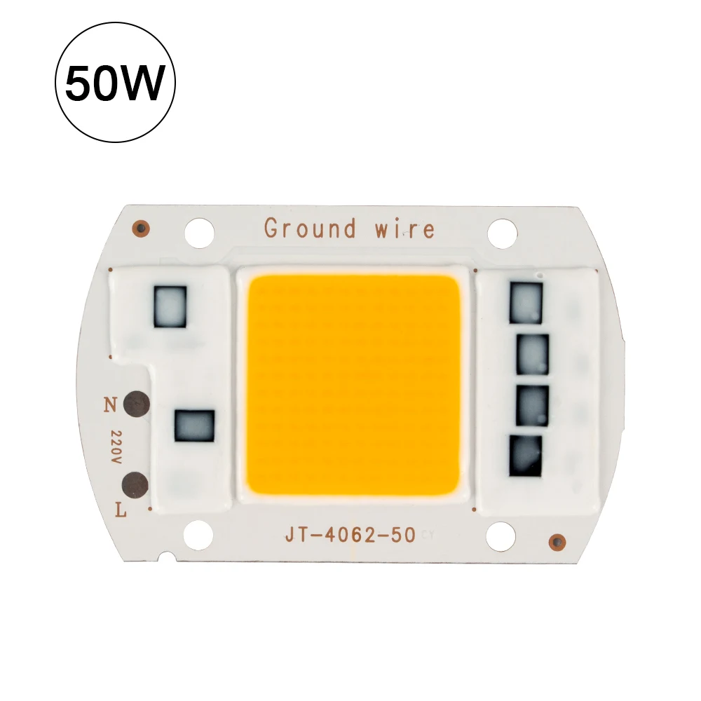 Светодиодный чип COB, 15 Вт, 20 Вт, 30 Вт, 50 Вт, 100 Вт, 220 В, Smart IC, не нужен драйвер, светодиодный светильник, лампа для наводнения, точечный светильник, Diy, светильник, ing
