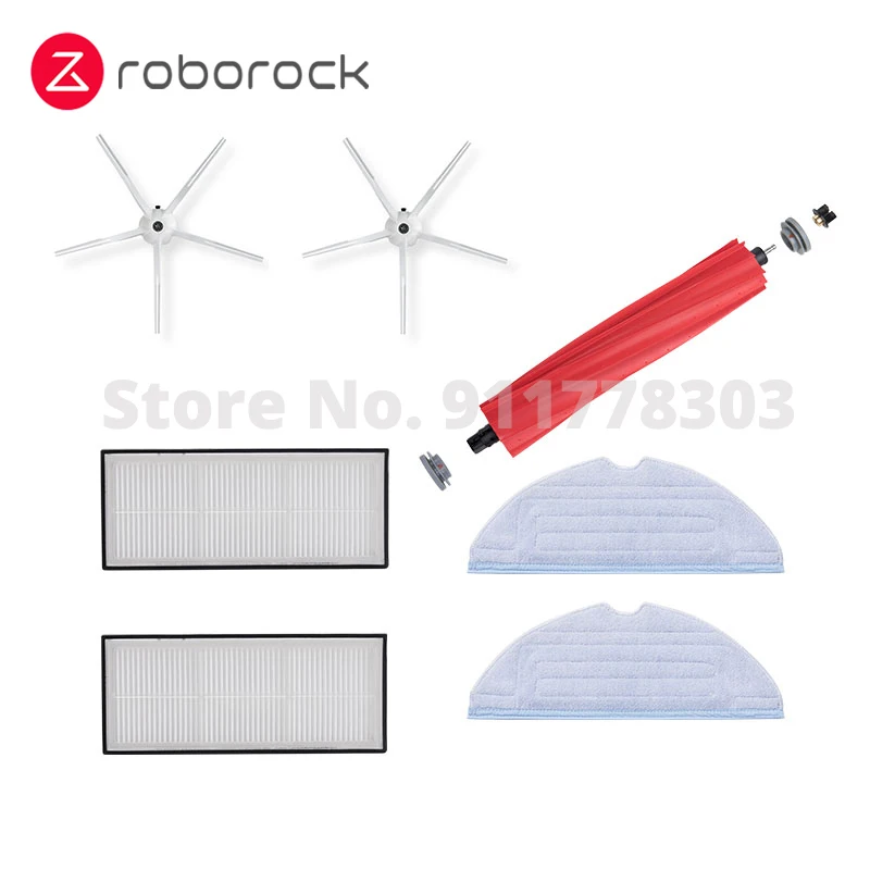 Escovas Laterais, Vibração Mop Pano para Roborock