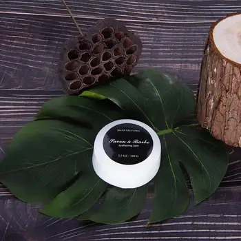 

100g Bamboo Men Bubble Shaving Cream Handmade Soap Cream Foaming Cleaning Beard For Razor Barber Lather Cream Tool Salon Fa D7T2