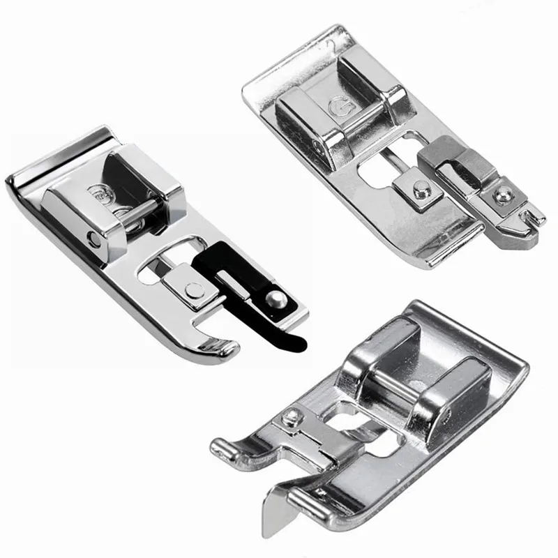 2Pcs Thick Fabrics Overlock Presser Foot Fit For Juki Singer Brother