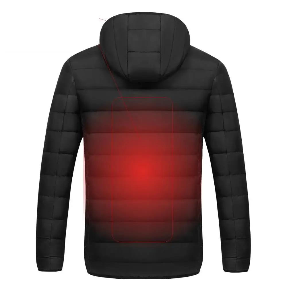  Chaqueta térmica de invierno caliente con mangas largas con batería eléctrica USB 2019 nuevo para h