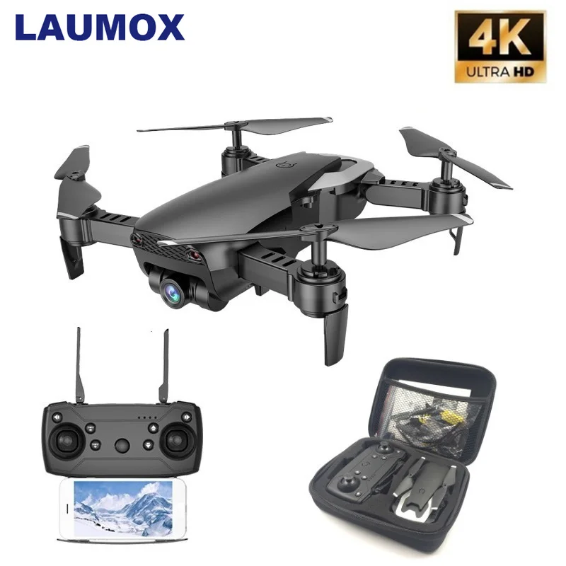 

LAUMOX M69 RC Drone with 4K Wide-angle Camera WiFi HD Camera Collapsible Mini FPV Helicopter Drones VS VISUO XS809HW E58 Drone
