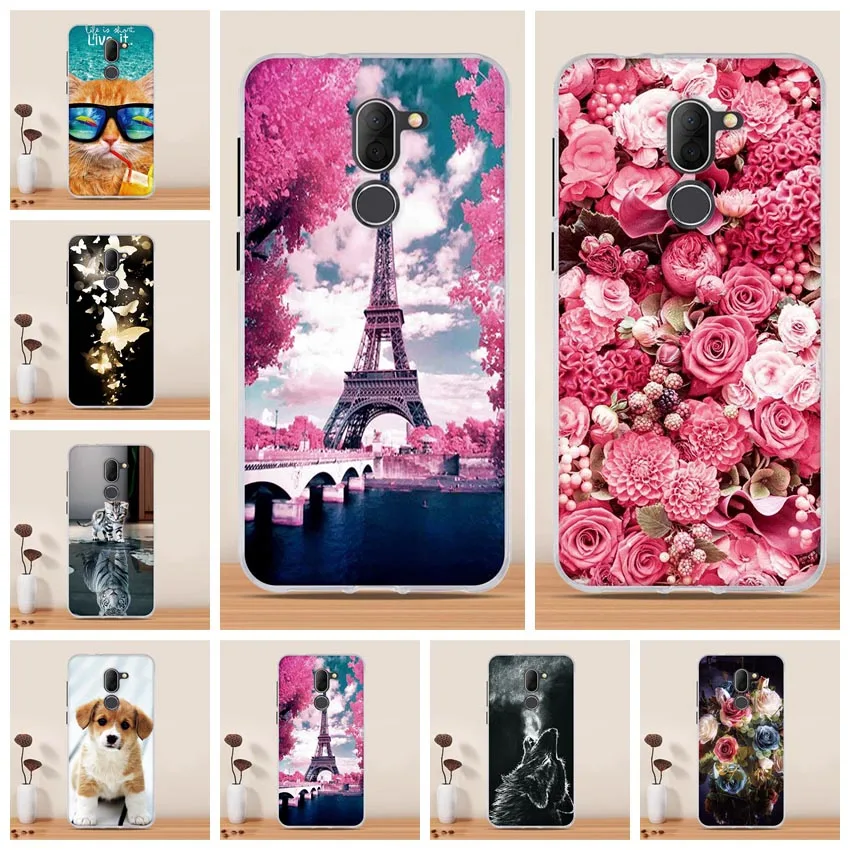 

For Alcatel 3X Case Cover Silicone Soft TPU Funda For Alcatel 3X 5058y 5058i Case Cover For Alcatel 3 X Phone Case Capa Coque