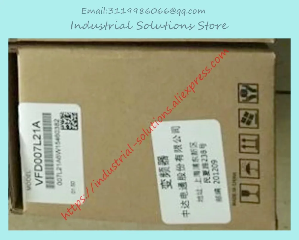 VFD007L21A инвертор VFD-L Серия 1 фаза 220 V 0.75kW 1HP 1 ~ 400 Гц новый оригинальный
