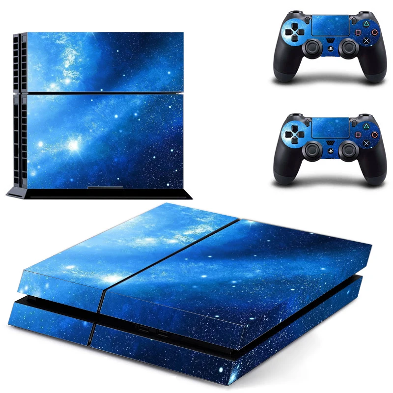 2 Galaxy для PS4 виниловая кожа Наклейка чехол для PS4 Playstation 4 консоль+ 2 контроллера наклейка Аксессуары для игр - Цвет: 2