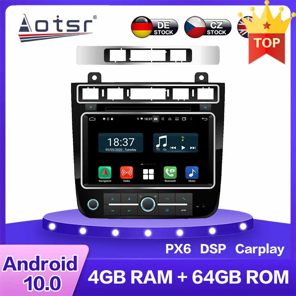 

Android 10 Car HD Multimedia for VW TOUAREG 2010 - 2019 DVD Player 4G 64GB Auto GPS Navigation Stereo Radio Headunit DSP Carplay