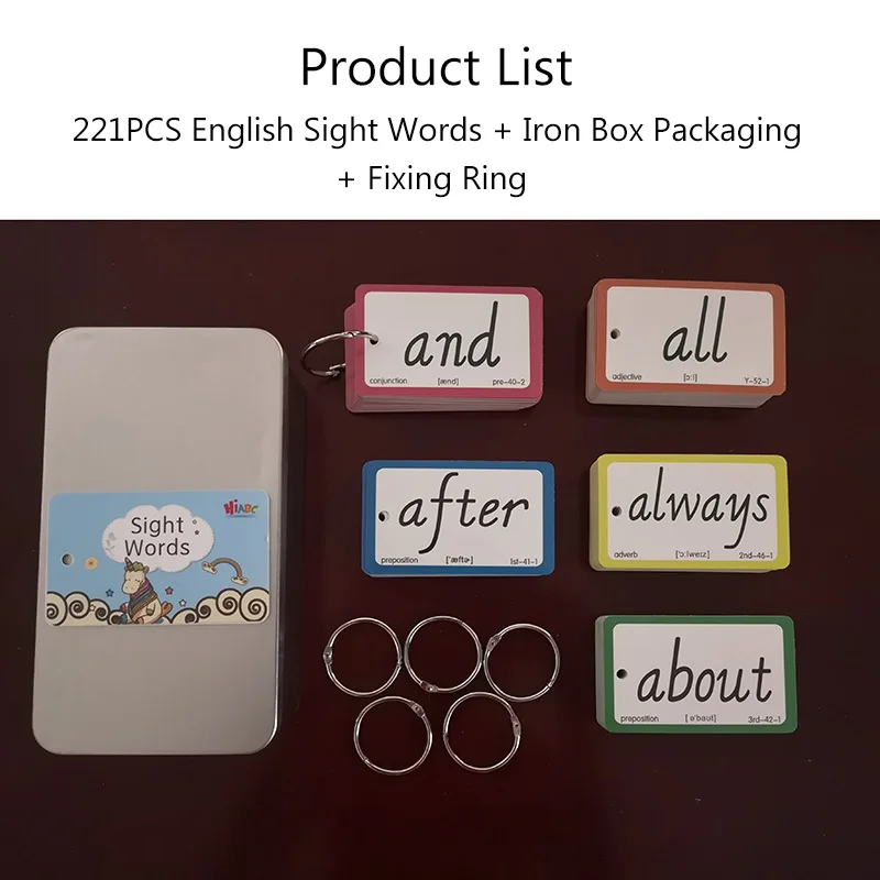 English Words Card (5)