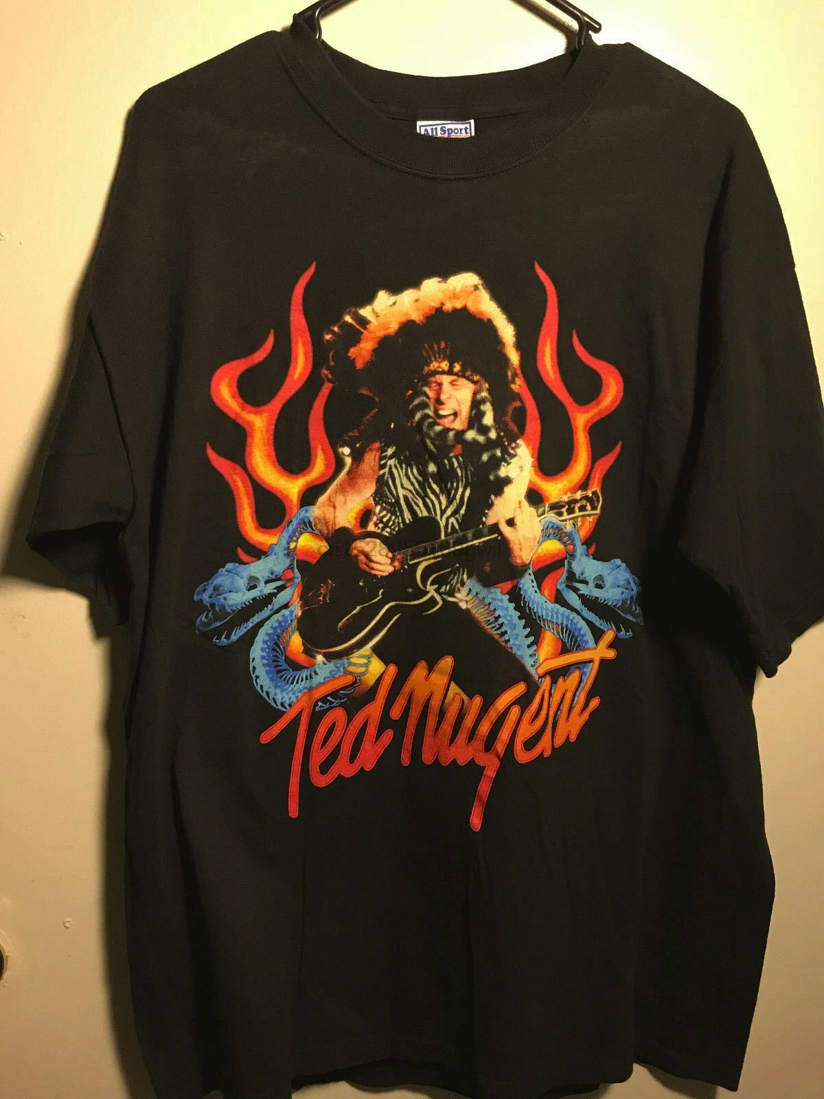 Ted Nugent лето 2002 Тур концертная футболка |
