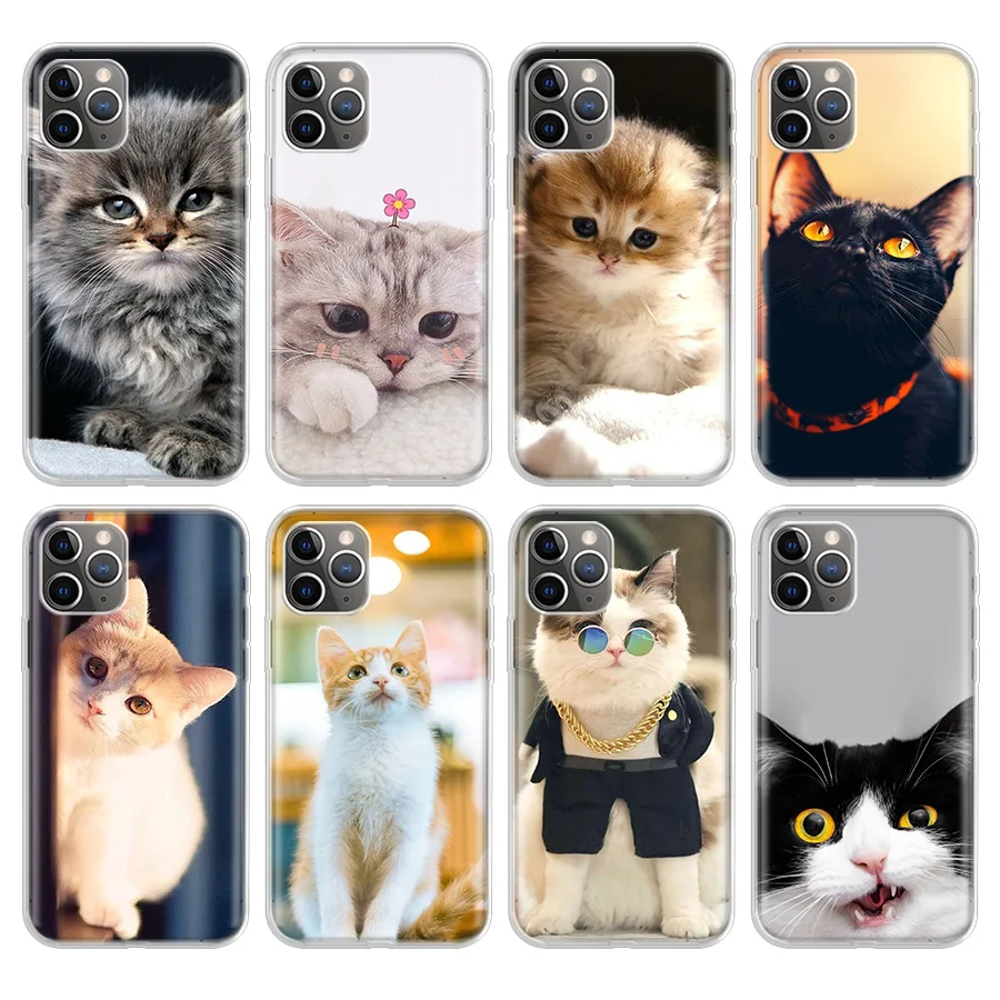 

Fashion Lovebay Soft Cat Phone Phone Case For Apple iPhone 11 Pro 6 6S 7 8 Plus 10 X XS MAX XR 5 5S SE Phone Case Cover