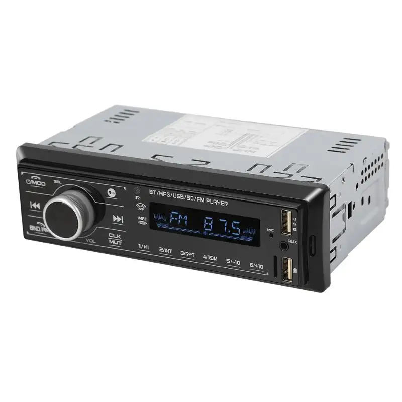 VODOOL 3206 1DIN автомобильный Радио сенсорный ключ 12 в Bluetooth Авторадио Дистанционное управление USB/TF/AUX-IN стерео Мультимедиа MP3-Плеер