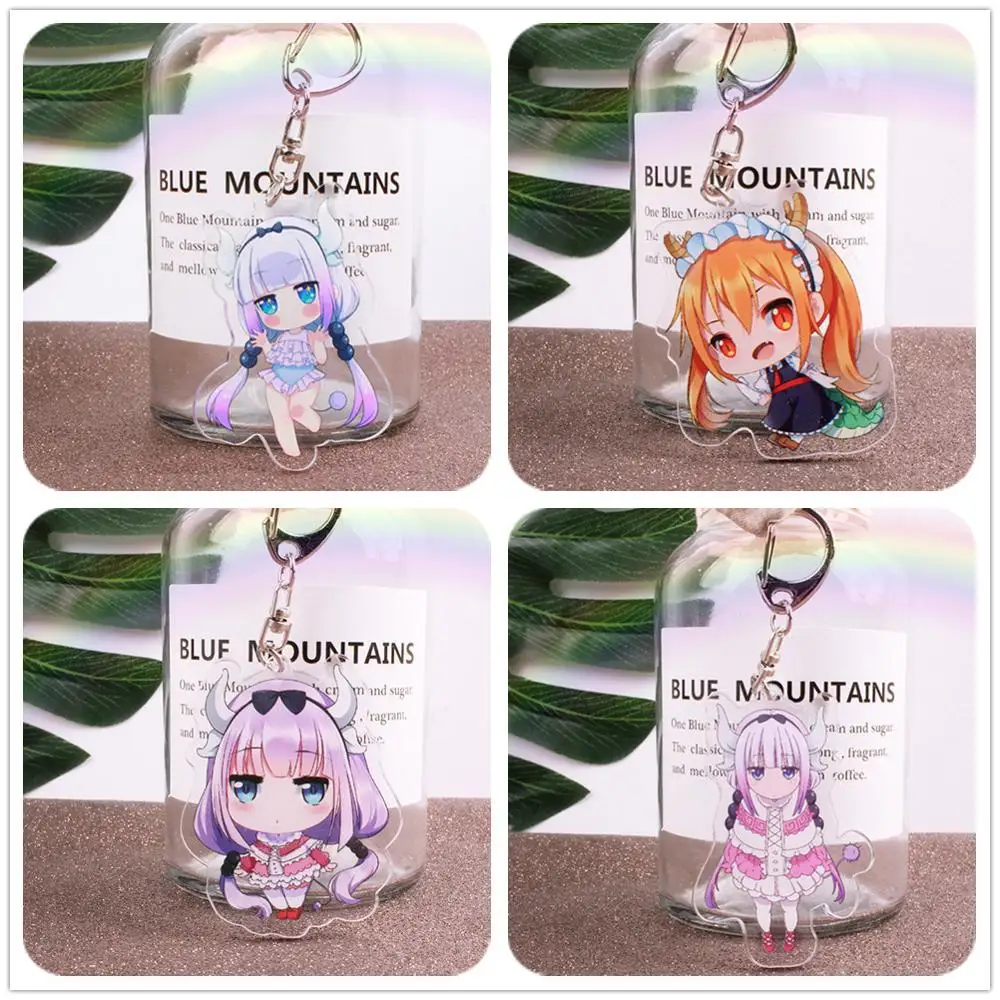 Аниме Kobayashi San Dragon горничная Tooru Kanna Kamui акриловая фигурка брелок украшение