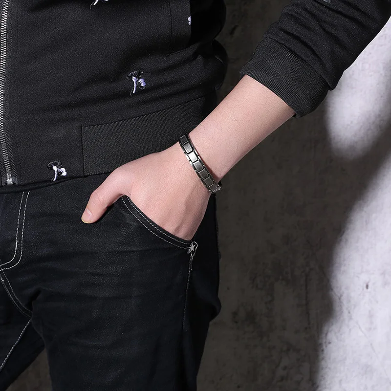 Магнитный браслет Vnox для мужчин из нержавеющей стали|bracelets for|energy braceletbracelet for men |