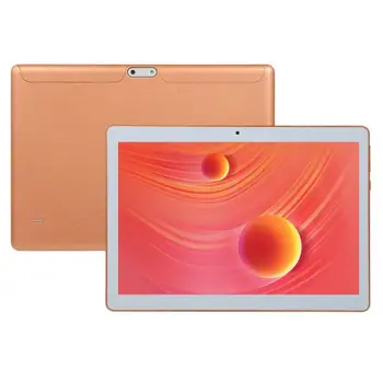 

Gold Tablet 1280*800 IPS Screen 10 Inch Android 8.0 Tablet Pc 10 Core 6G+128GB 4G Call Phone Wifi GPS Bluetooth Tablet for Kid