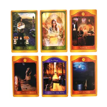 

The Akashic Tarot 62 Cards Deck and Guidebook Read Fate Family Party Board Game