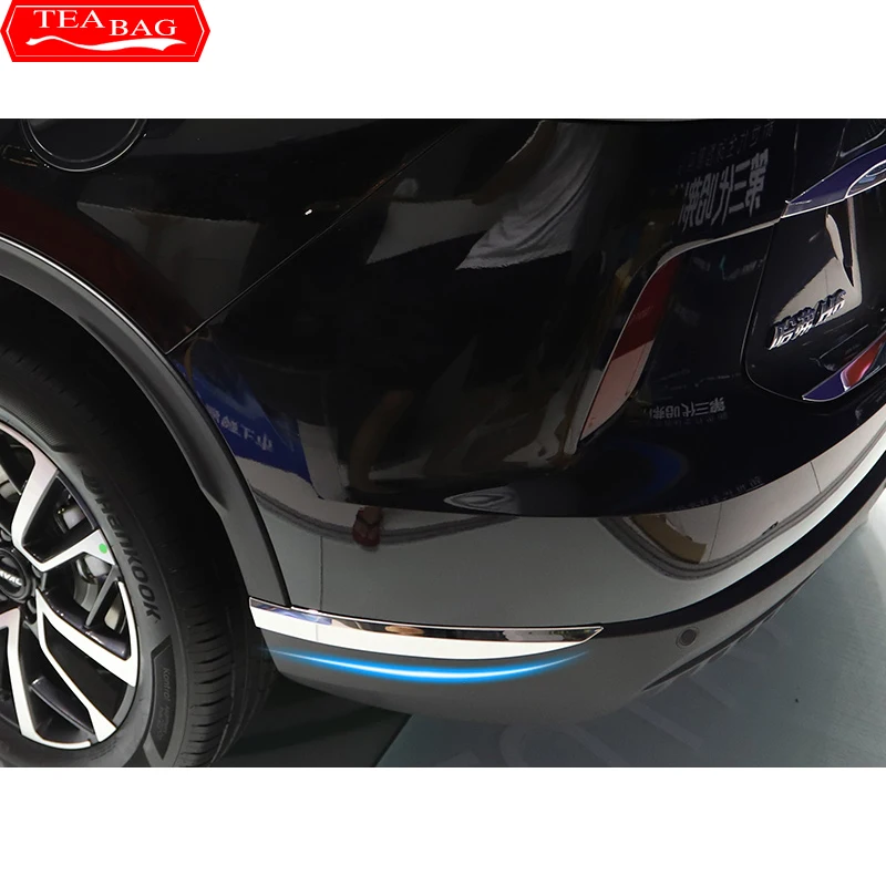 

Exterior Car Front Rear Bumper Cover Sticker For HAVAL HOVER GWM H6 3th 2021 2022 Car Styling 4PCS Stainless Steel Accessories