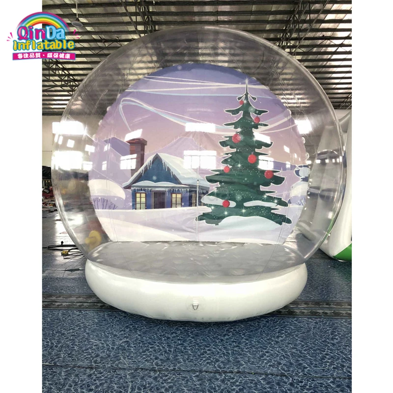 Китай поставщик рождественских каникул 3 м надувной снежный шар для Двор украшение газон