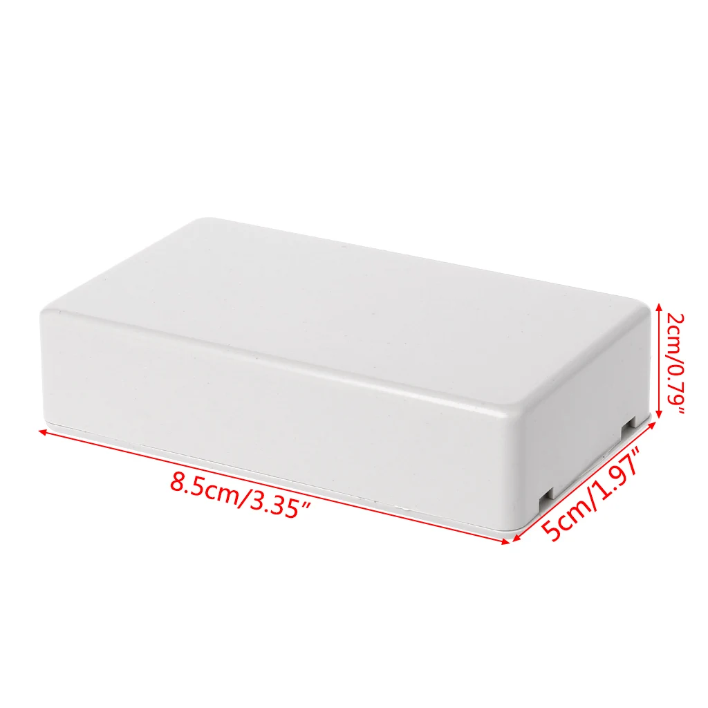 Прямая DIY пластиковый электронный проект коробка корпус чехол 3,3" L x 1,96" W x 0,8" H