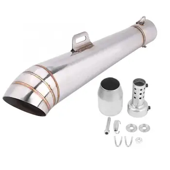 

Motorcycle Universal Exhaust Tail Pipe Muffler Tailpipe Tip Stainless Steel