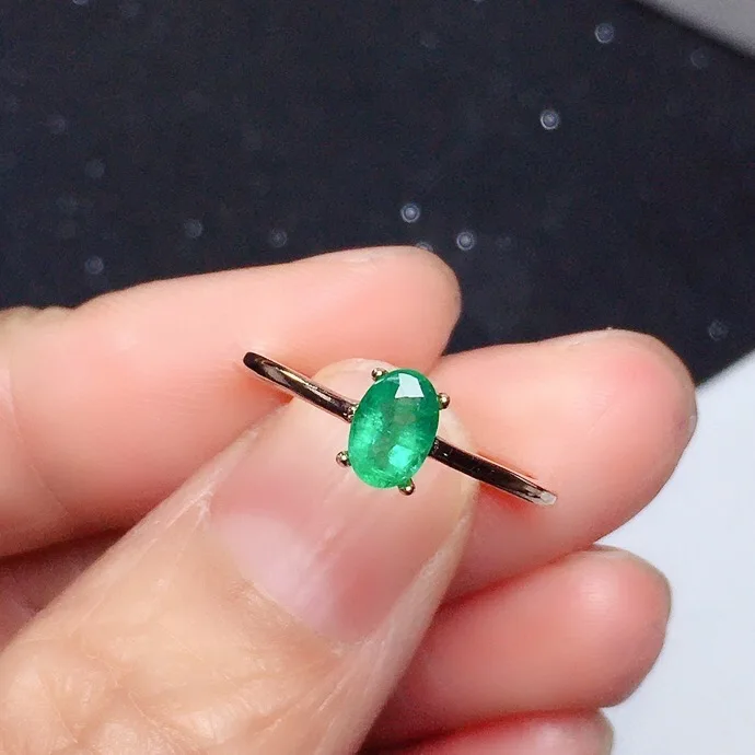 100-natural-emerald-ring-for-daily-wear-hotsale-4mm-6mm-emerald-silver-jewelry-simple-925-silver-emerald-jewelry-gift-for-woman