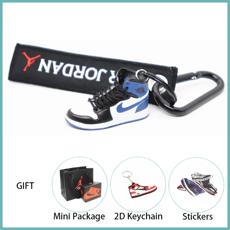 Новинка ручной работы 3D AJ Key ChaiAir Mini Jordan кроссовки модель милый брелок для ключей Баскетбольная обувь Подарочный Брелок для ключей модные украшения - Цвет: 51