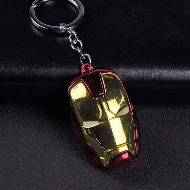 Горячая Marvel Мстители Железный человек сердечко, маска Молот Тора брелок Капитан Америка Человек-паук танос Бесконечность перчатки мужской подарок - Цвет: 78