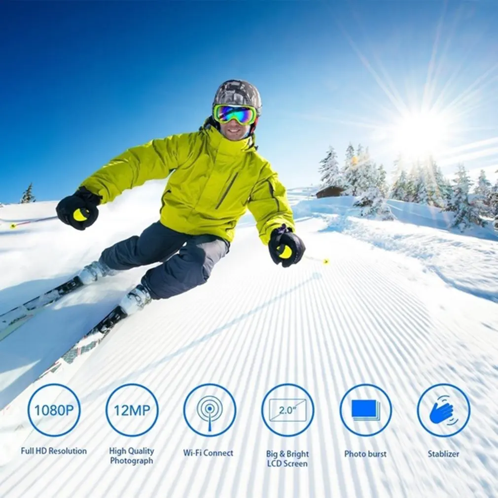 Pro Cam Спортивная экшн камера с дистанционным управлением 4k видеокамера Wifi Ultra Hd 16mp