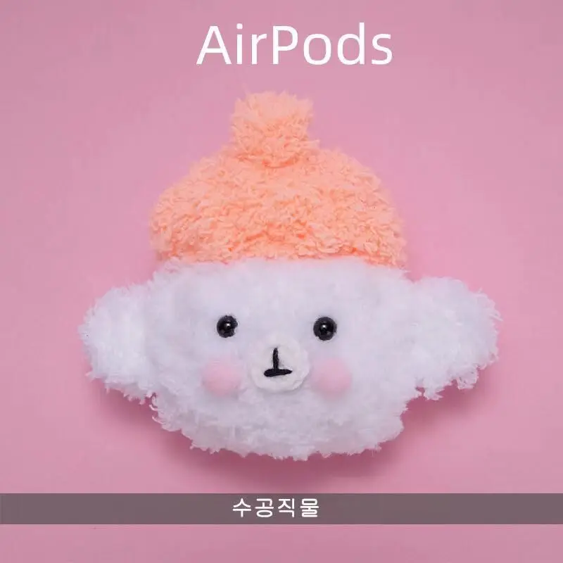 14 Для Air-Pods 1/2 чехол милый ручной работы вязаный плюшевый анти-потеря защитный чехол кожаный чехол противоударный чехол для Air-Pods 1/2 Airpods - Цвет: 14