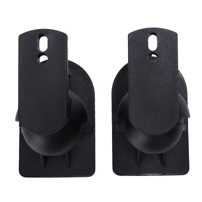 HLZS-2pcs ABS пластик черный универсальная колонка с объемным звуком настенные кронштейны