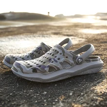 2019 nouveau été gelée chaussures hommes plage sandales pantoufles hommes tongs lumière Sandalias en plein air été Chanclas pas cher mâle sandales(China)