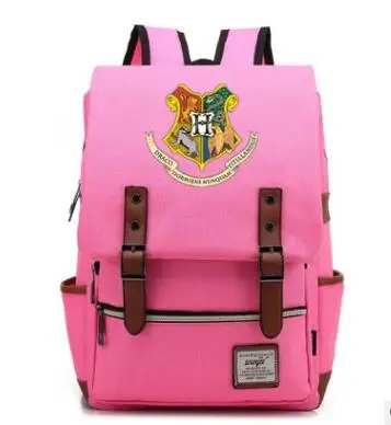 8 Mochila Magic Hogwarts Ravenclaw Слизерин Гриффиндор для мальчиков и девочек портфели для подростков школьные сумки холщовые женские мужские сумки - Цвет: 8