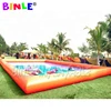 8x5x0.6m colorful backyard large air Inflatable Swimming Pool for adults or children Inflatable Water Pools for Slides 1