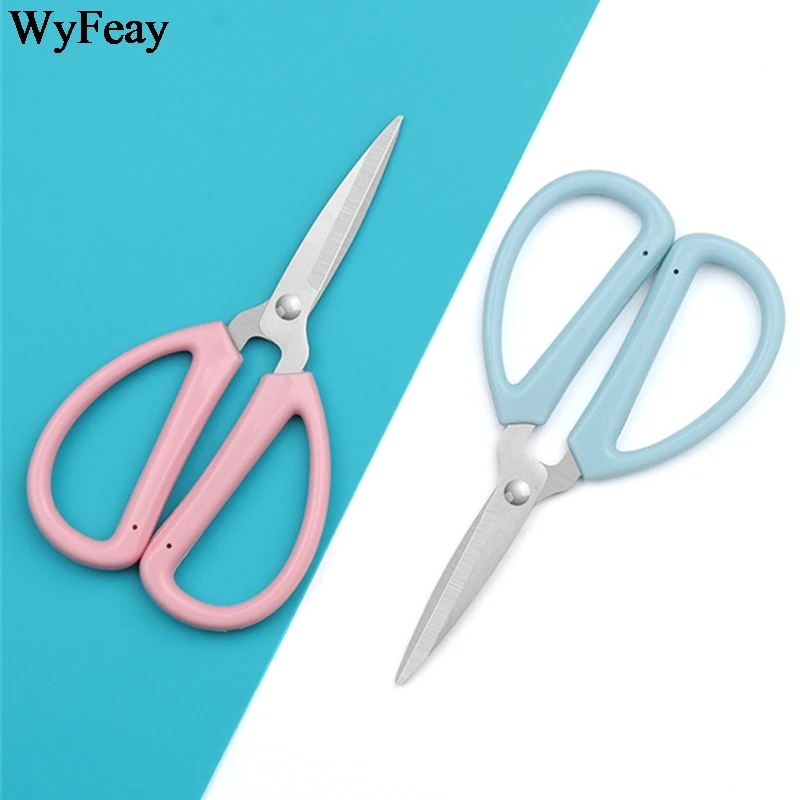 Sewing Scissors Pink & Blue Professional Fabric Cutter Tailor
