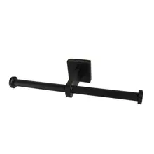 

Stainless Steel Roll Paper Holder Punch Type Rack Kitchen Bathroom Tissue Stand Double Roll Toilet Paper Holder