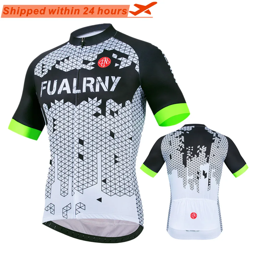 FUALRNY Summer Cycling Jersey Mountain Bike Clothing Racing MTB Bicycle Clothes 100% Polyester Uniform | Спорт и развлечения