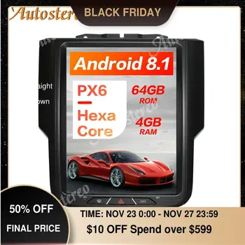

HD Android 8.1 4GB+64GB Tesla style Car Head Unit GPS Navigation For Dodge RAM 2014-2019 Car Radio Auto Stereo Multimedia Player
