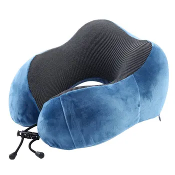 

Curve Slow Rebound Memory Cotton Skin-friendly Breathable Memory Cotton U-shaped Pillow U-shaped Aircraft Travel Neck Pillow